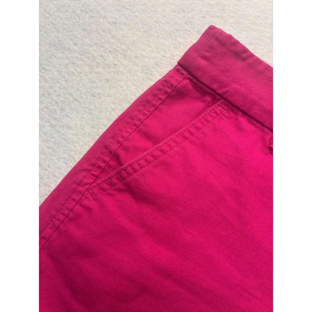 J.Crew Modern Chino Shorts Barbiecore Preppy Cotton - 6 Pink